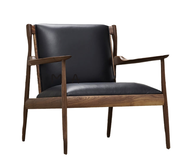 Solid Oak Hans Claude Easy Armchair