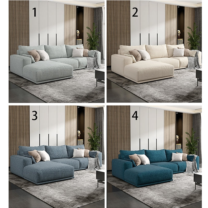 Frances Cotton Linen Three or Four Seater Corner