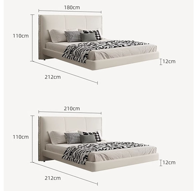 Wanda King Size / Super King Size Bed, White Or Black