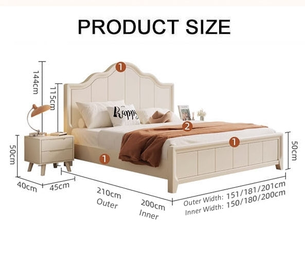 Agnes King or Super King Size Bed With Storage
