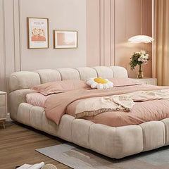 Mamie King Size Bed, More Sizes, Velvet With Storage, Gaslift