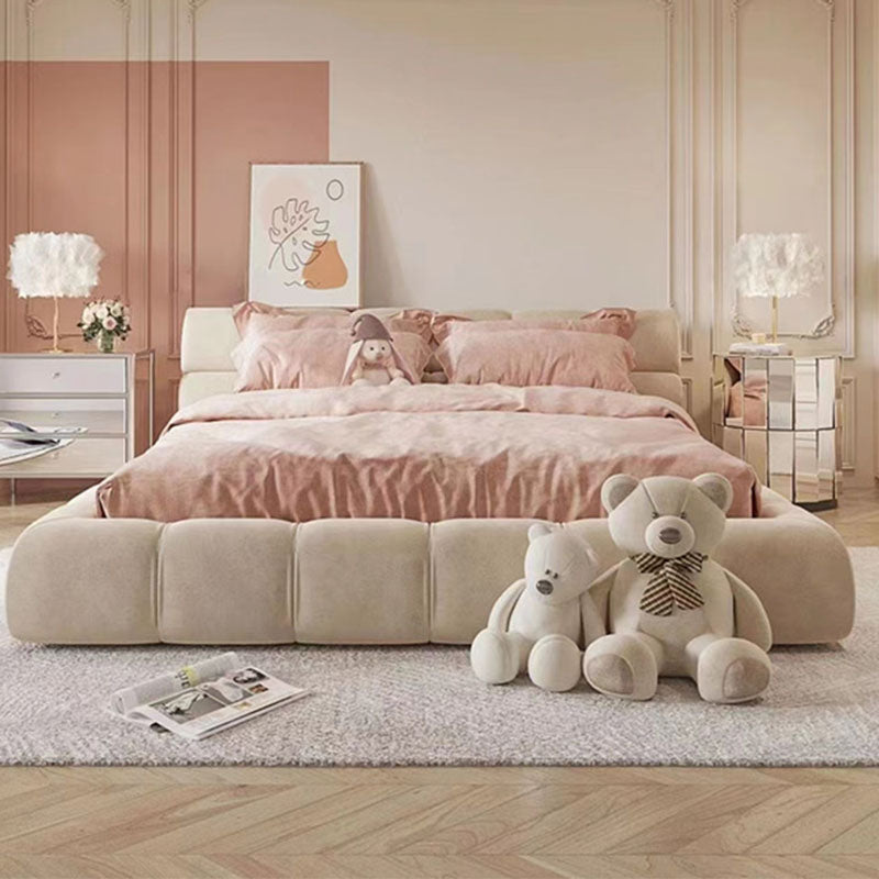 Mamie King Size Bed, More Sizes, Velvet With Storage, Gaslift