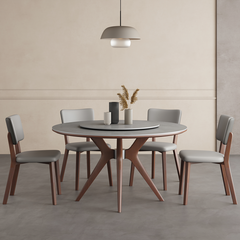 Leah Round Dining Table Set