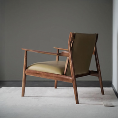 Solid Oak Hans Claude Easy Armchair