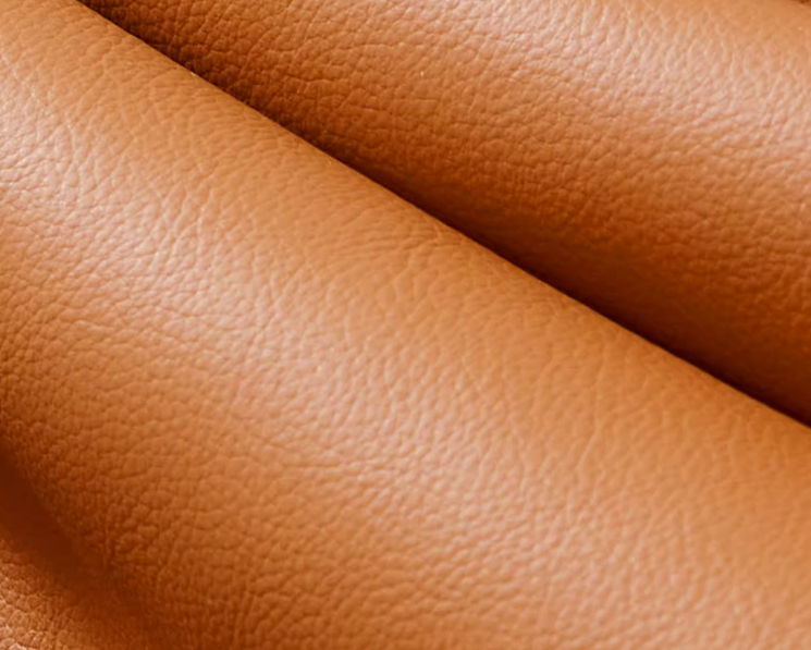 Brown Leather Snail Armchair