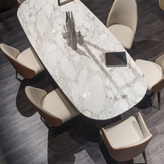 Arpen Dining Table, Marble, Dining Table Set