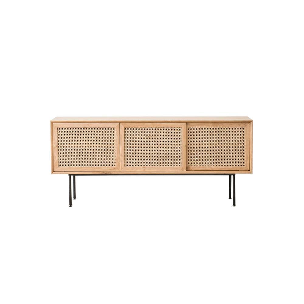 Cement Sideboard in Light Oak