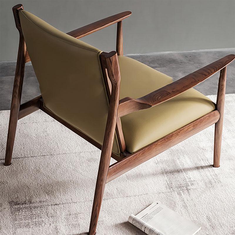 Solid Oak Hans Claude Easy Armchair