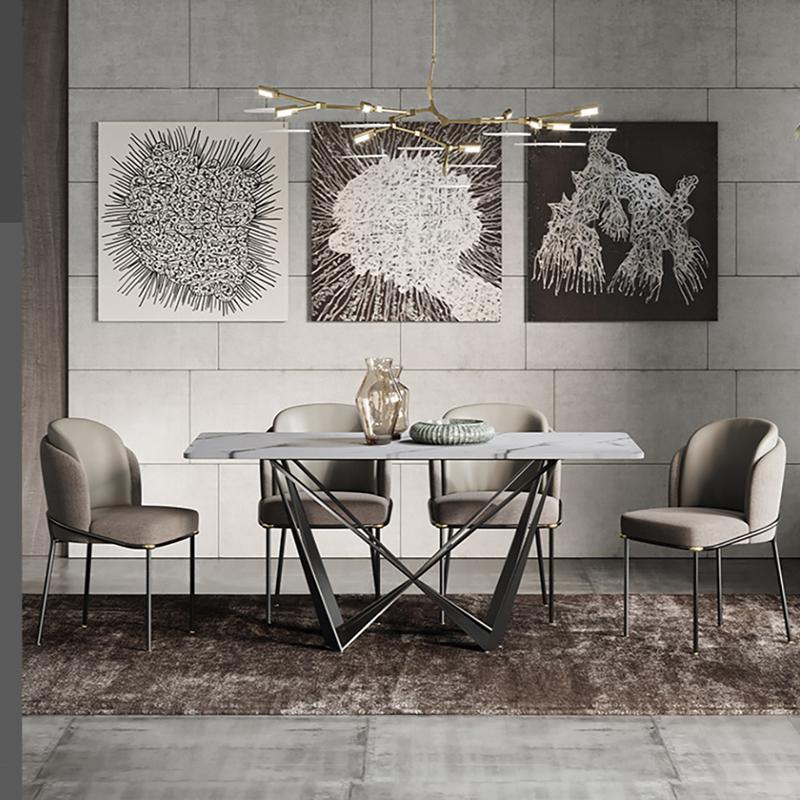 Helix Dining Table Set, Sintered Stone